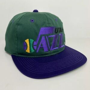 Vintage Utah Jazz Sports Specialties Snapback Hat 90’s NBA Basketball.